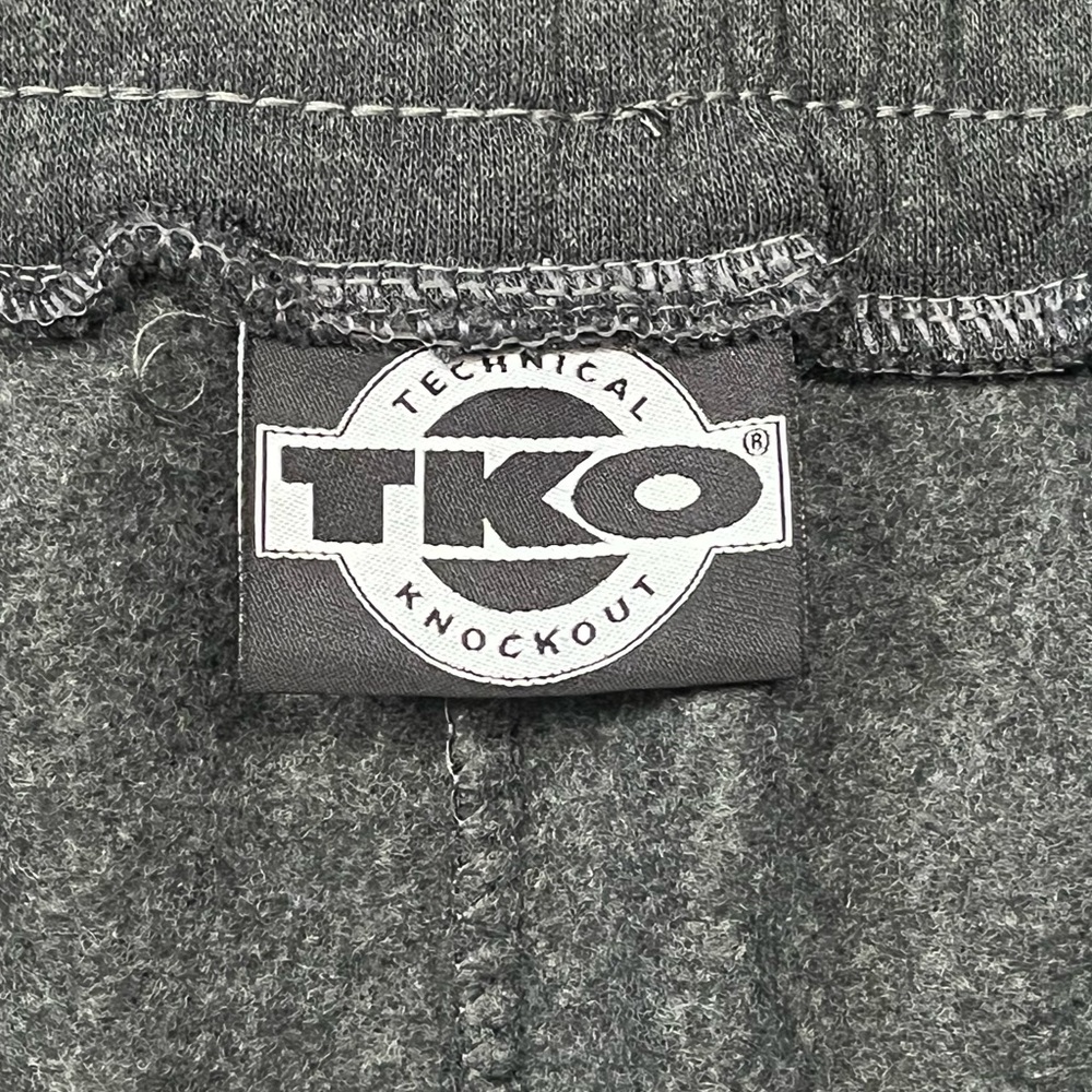TKO Technical Knockout Joggers Men's Pants winter Dark Grey Black White size XL - Picture 7 of 12